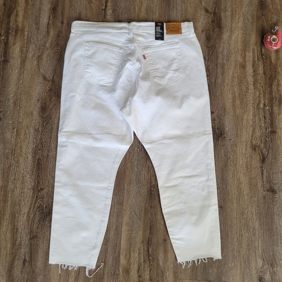 Levi's Plus White Jeans NWT 722 Wedgie Skinny #785 - Picture 12 of 16